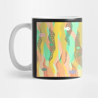 Life at the bottom of the ocean, underwater print Mug